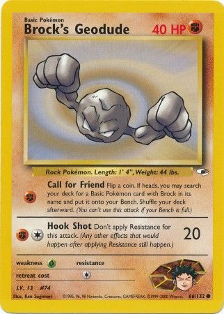 Brock's Geodude - 66-132