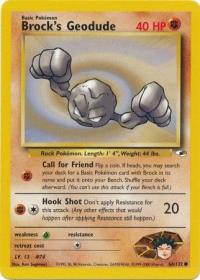 pokemon gym heroes brock s geodude 66 132