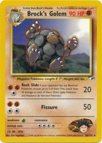 pokemon gym heroes brock s golem 20 132