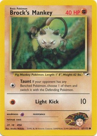 Brock's Mankey - 67-132