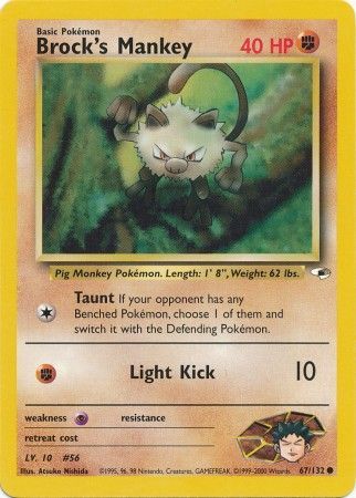 Brock's Mankey - 67-132