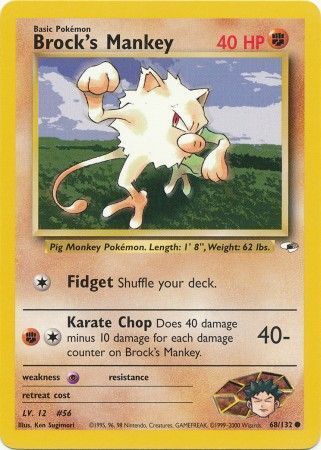 Brock's Mankey - 68-132