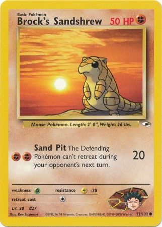 Brock's Sandshrew - 72-132