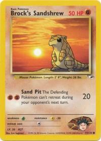 pokemon gym heroes brock s sandshrew 72 132