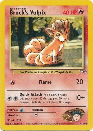 Brock's Vulpix - 73-132