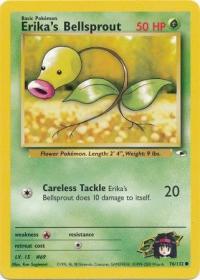 pokemon gym heroes erika s bellsprout 76 132