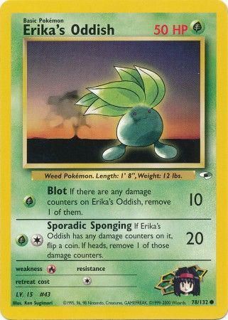 Erika's Oddish - 78-132