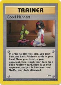 pokemon gym heroes good manners 111 132