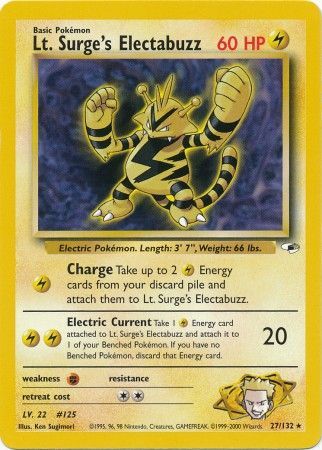 Lt. Surge's Electabuzz - 27-132