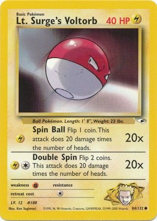 Lt. Surge's Voltorb - 84-132