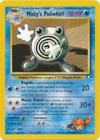 pokemon gym heroes misty s poliwhirl 53 132