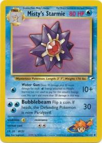 pokemon gym heroes misty s starmie 56 132