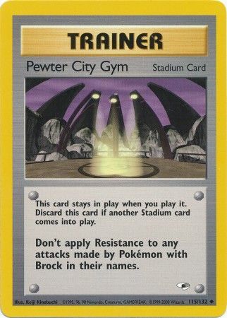 Pewter City Gym - 115-132