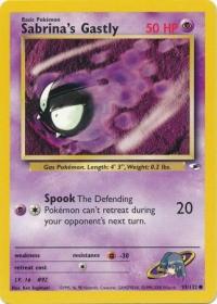 pokemon gym heroes sabrina s gastly 93 132