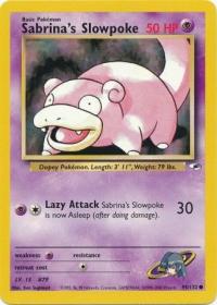 pokemon gym heroes sabrina s slowpoke 95 132