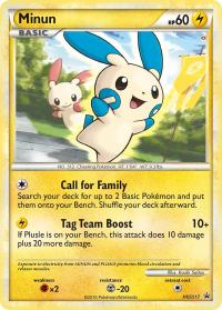 pokemon heartgold soulsilver promos minun hgss17