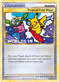 pokemon heartgold soulsilver promos tropical tidal wave hgss18 worlds 2010 promo