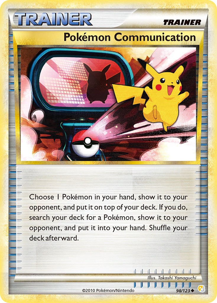 Pokemon Communication 98-123 (RH)