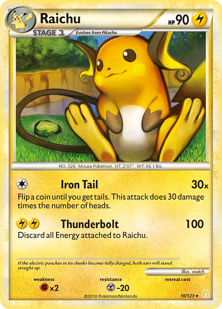 Raichu 10-123 (RH)