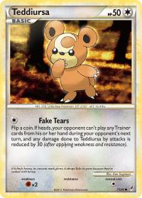 pokemon hgss call of legends teddiursa 73 95