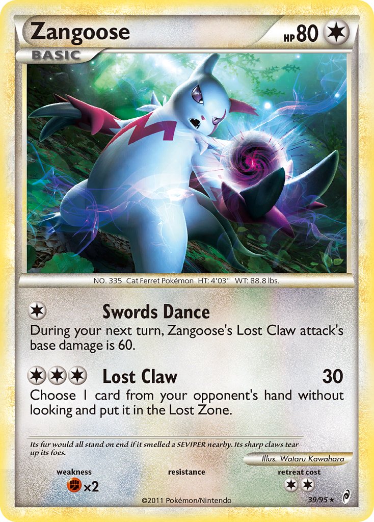Zangoose 39-95 (RH)