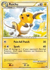 pokemon hgss undaunted raichu 33 90