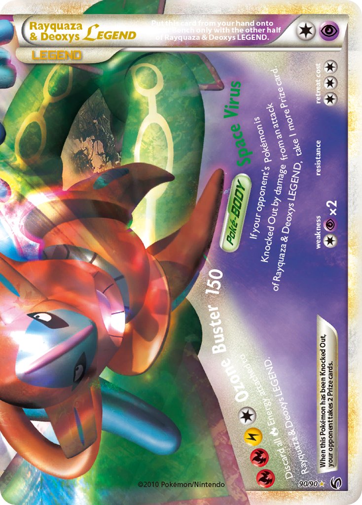 Rayquaza & Deoxys Legend 90-90