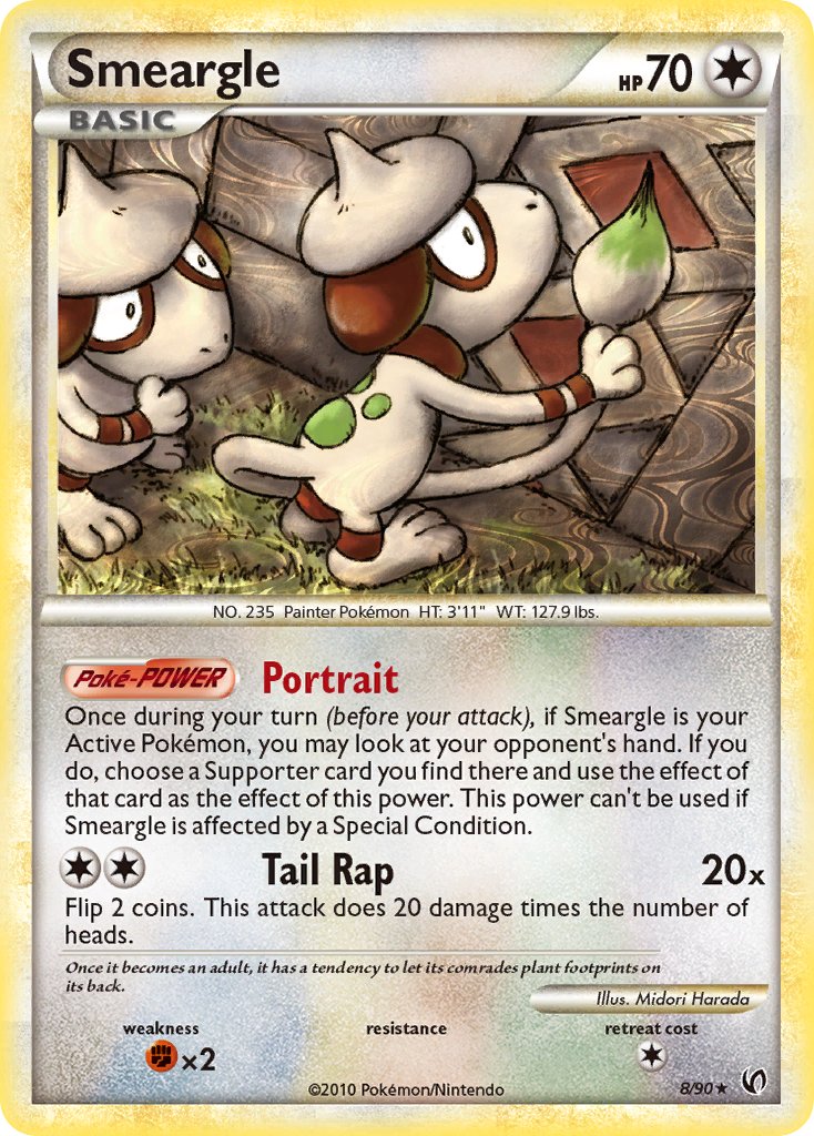 Smeargle 8-90 (RH)