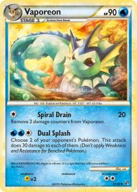 pokemon hgss undaunted vaporeon 41 90