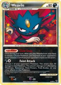 pokemon hgss undaunted weaveile 25 90 rh