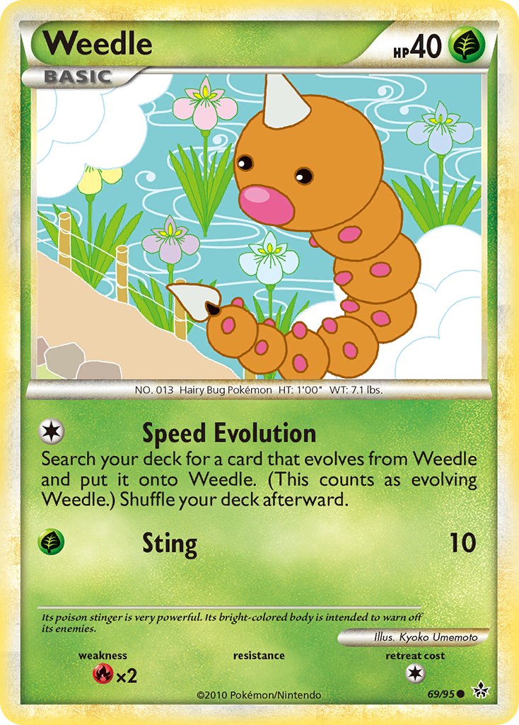 Weedle 69-95 (RH)