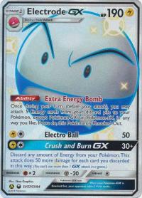 pokemon hidden fates electrode gx sv57 sv94