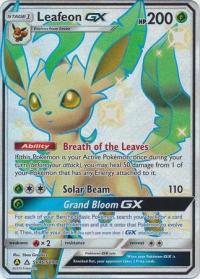 pokemon hidden fates leafeon gx sv46 sv94