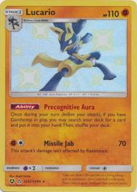 pokemon hidden fates lucario sv22 sv94