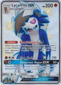 pokemon hidden fates lycanroc gx sv66 sv94