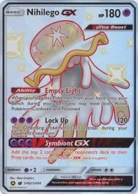 pokemon hidden fates nihilego gx sv62 sv94