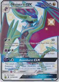 pokemon hidden fates noivern gx sv78 sv94