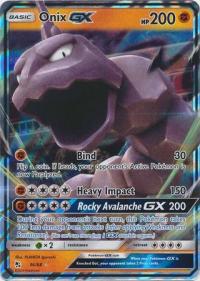 pokemon hidden fates onix gx 36 68