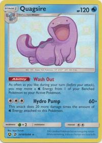 pokemon hidden fates quagsire sv10 sv94