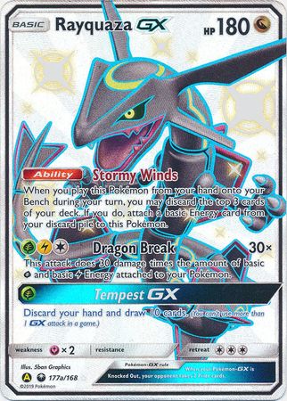 Rayquaza GX - 177a/168