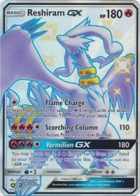 pokemon hidden fates reshiram gx sv51 sv94