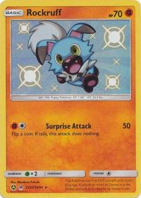 pokemon hidden fates rockruff sv23 sv94