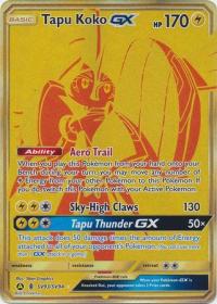 pokemon hidden fates tapu koko gx sv93 sv94