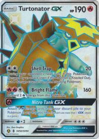 pokemon hidden fates turtonator gx sv52 sv94