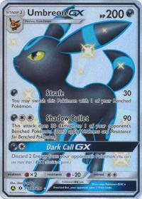 pokemon hidden fates umbreon gx sv69 sv94