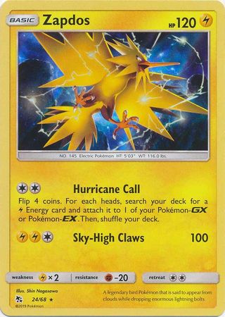 Zapdos 24-68 (RH)