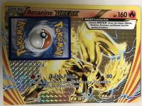 pokemon jumbo pokemon cards arcanine break oversized