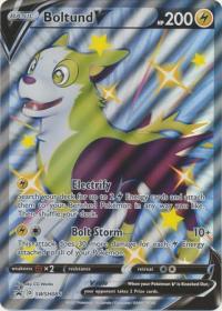 pokemon jumbo pokemon cards boltund v swsh085 oversized shiny promo