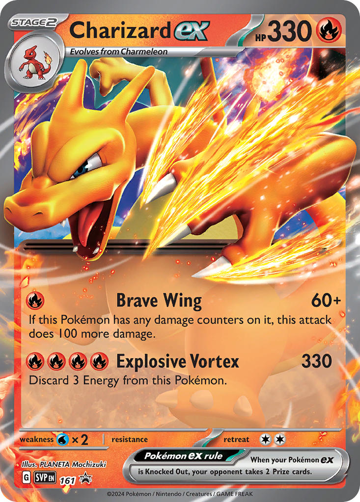 Charizard EX - SVP161 - Jumbo
