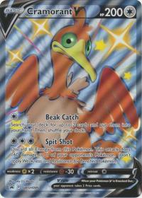 pokemon jumbo pokemon cards cramorant v swsh086 oversized shiny promo